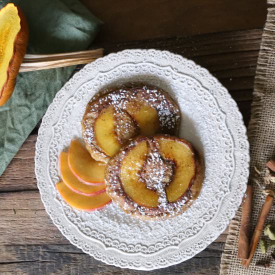 Peach and Pumpkin Pancakes