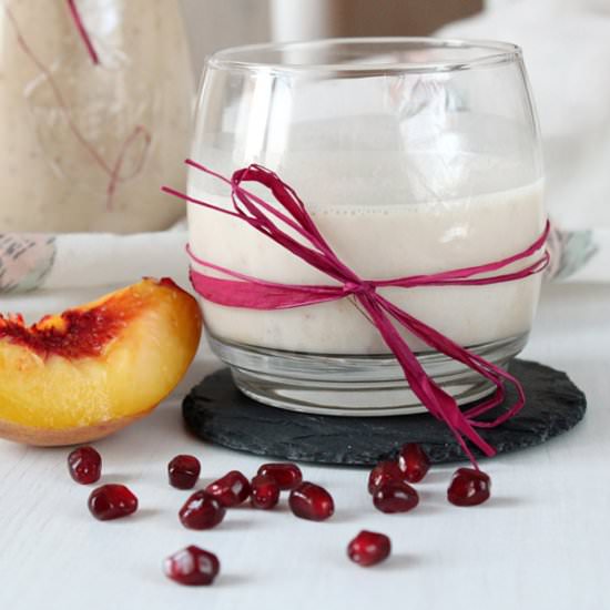 Peach & Pomegranate Smoothie