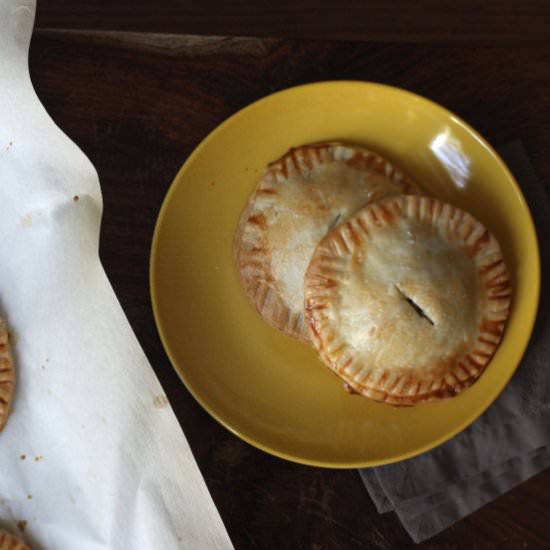 Squash, Kale, & Feta Hand Pies