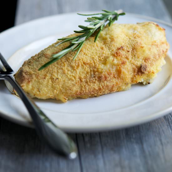 Cornmeal Crusted Baked Chicken