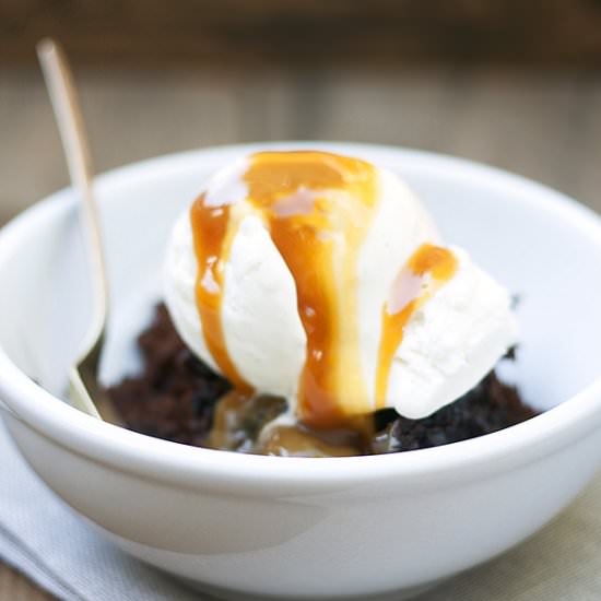 Slow Cooker Pumpkin Chocolate Cake