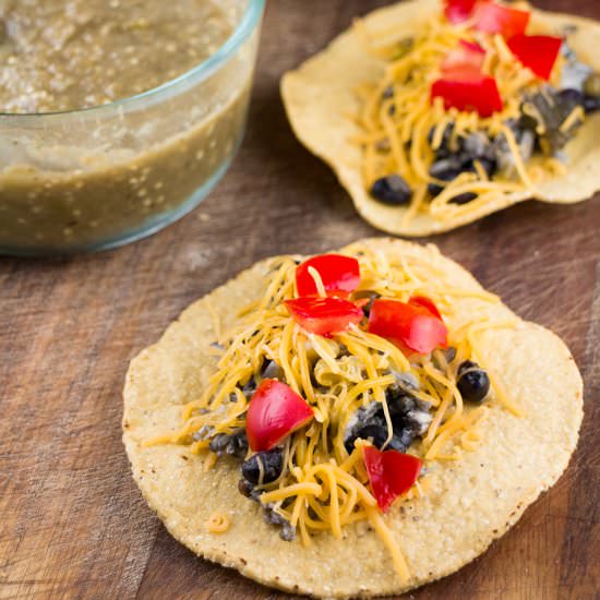 Slow Cooked Tomatillo Salsa Tacos