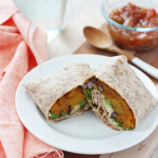 Butternut Squash Burritos