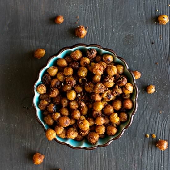 BBQ Roasted Chickpeas