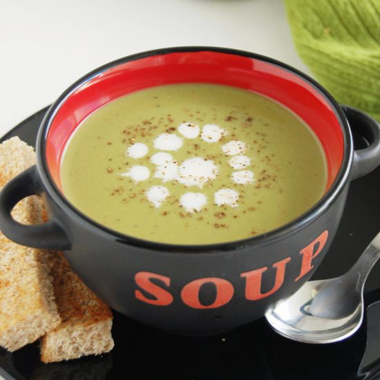 Creamy Potato Spinach Soup