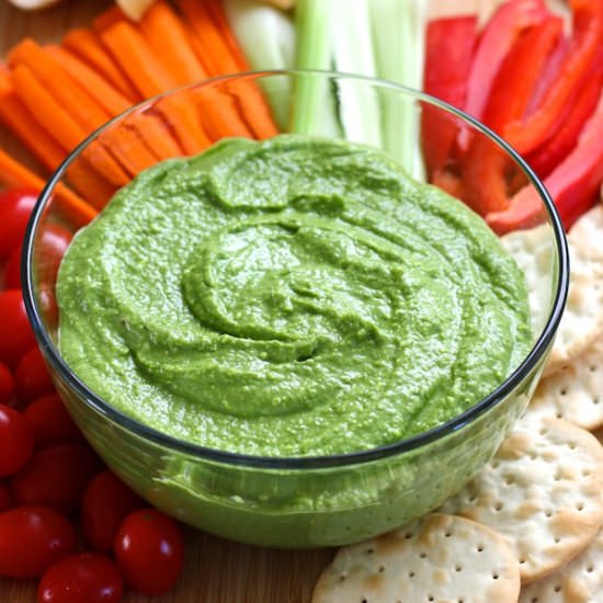 Spinach Feta Hummus