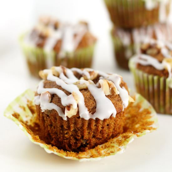 Whole Grain Pumpkin Spice Muffins