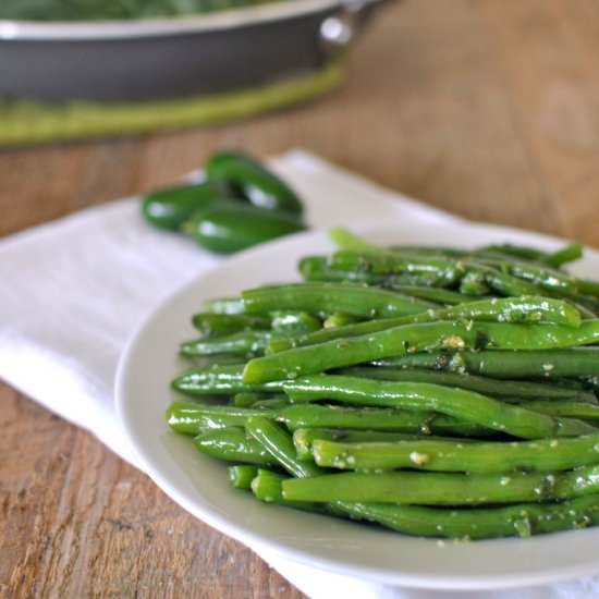 Spicy Tarragon Green Beans