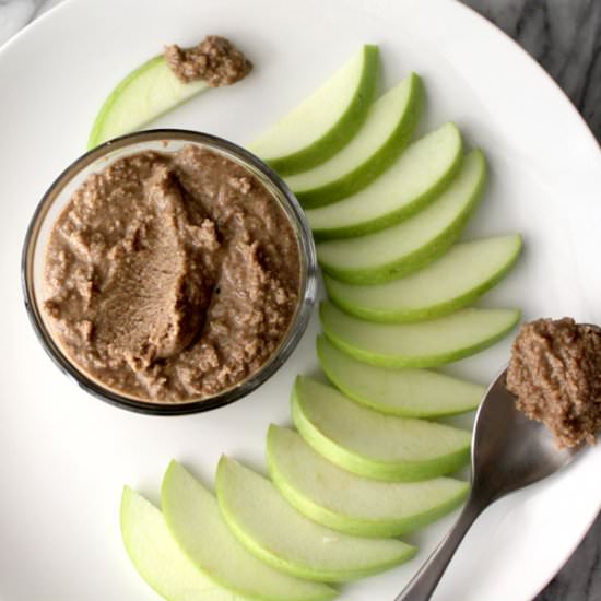 Roasted Pecan Butter with Apples