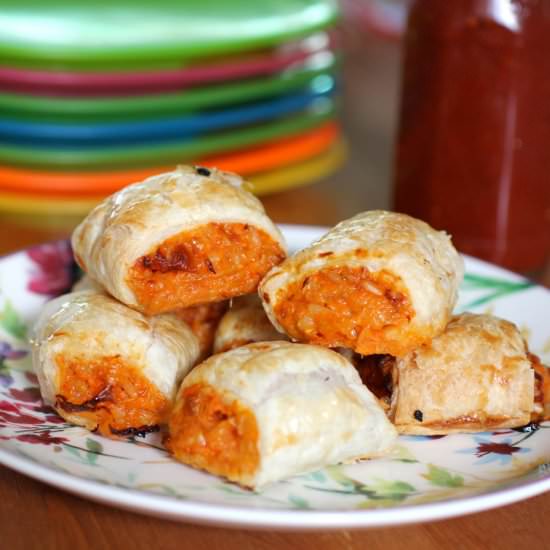 Vegetarian sausage rolls
