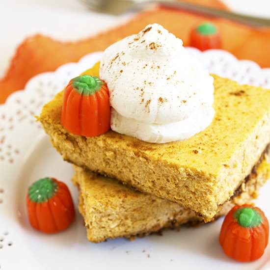 Pumpkin Cheesecake Bars