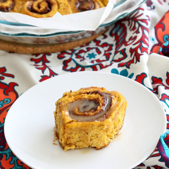 Pumpkin Cinnamon rolls