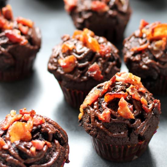 Bacon and Chocolate Cupcakes
