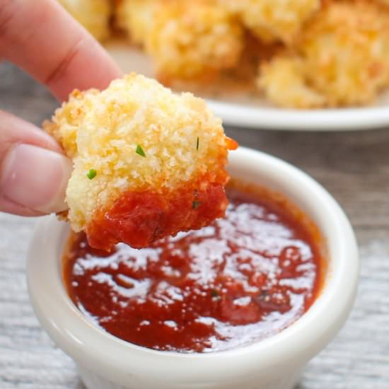 Parmesan Cauliflower Bites