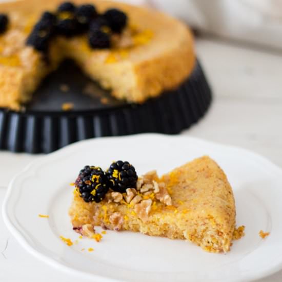 Gluten-Free Polenta Almond Cake