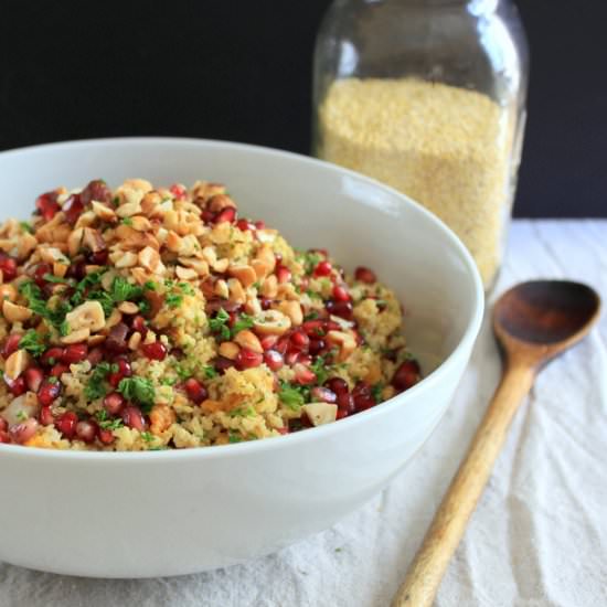 Toasted Millet Tabbouleh