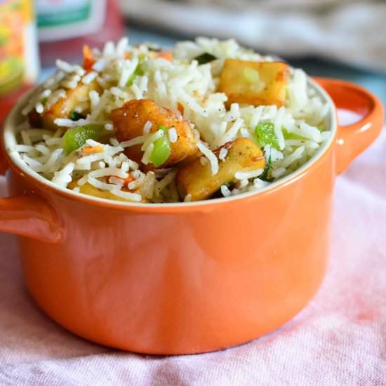 Paneer fried rice