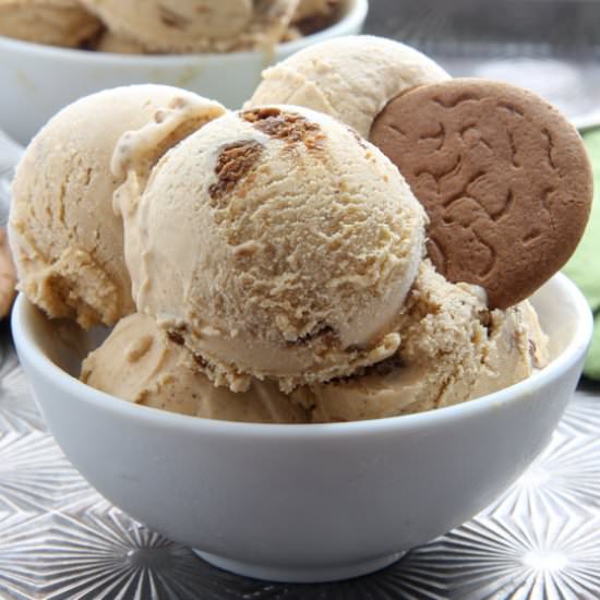 Pumpkin Gingersnap Ice Cream