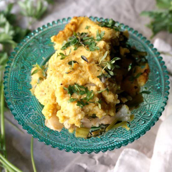 Herbed Cauliflower Gratin