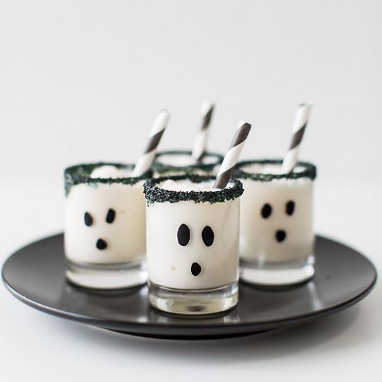 Ghoul’s guts ice cream cake shot
