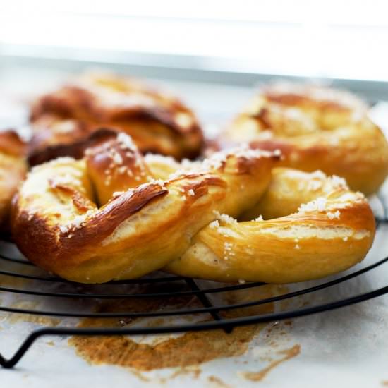 Homemade Soft Pretzels