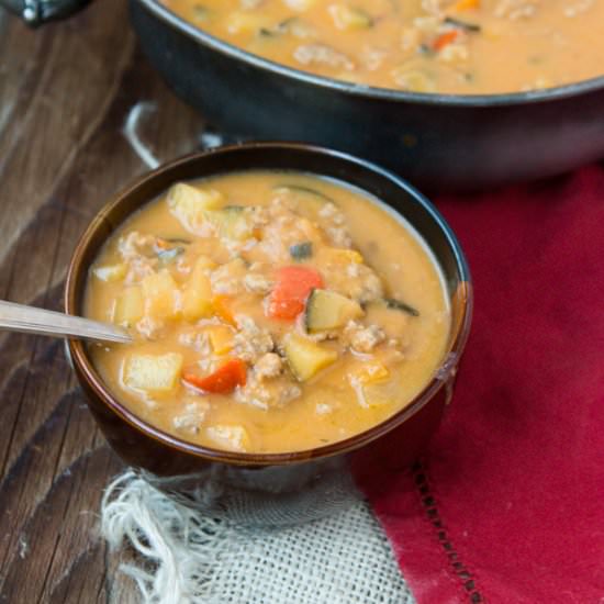 Sweet potato apple turkey chili