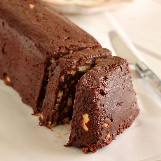Cocoa and frangelico loaf