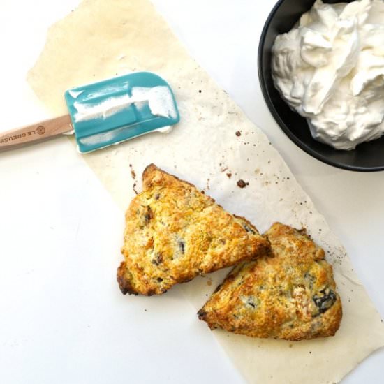 Pistachio and Dried Fruit Scones