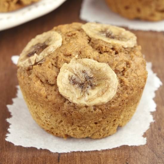 Banana Gingerbread Muffins