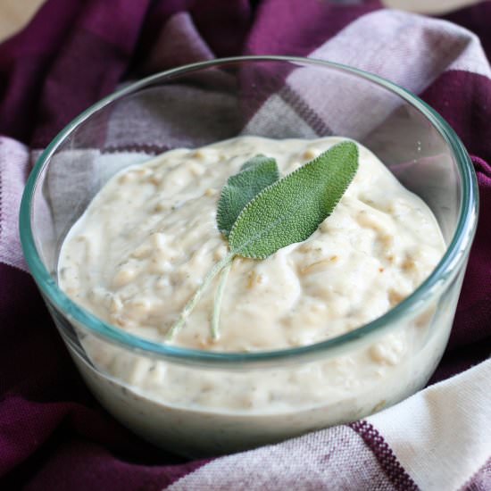 Caramelized Onion & Sage Aioli