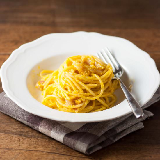 spaghetti with pumkin