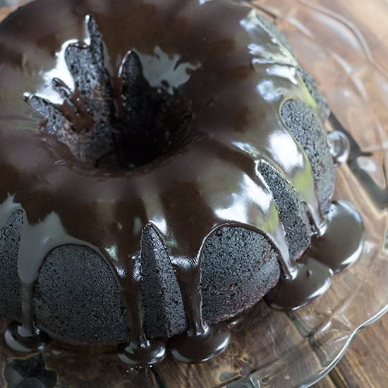 Tripe Chocolate Zucchini Bundt Cake