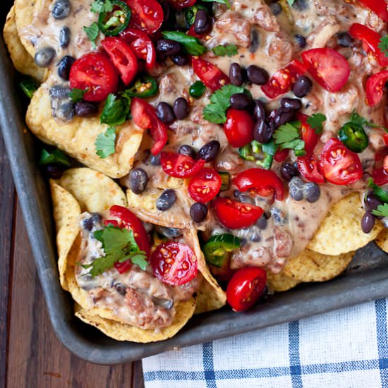 Chorizo and Black Bean Queso
