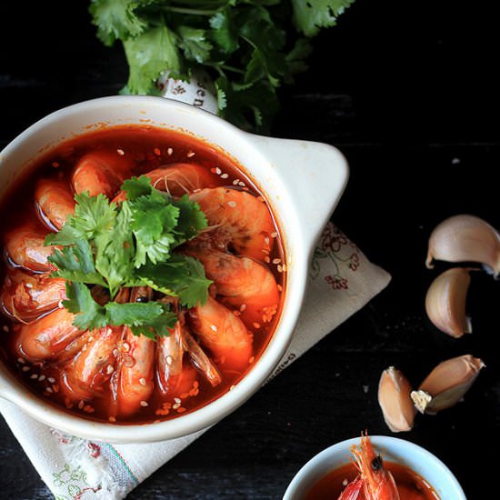 Szechuan Shrimp -Pen Pen