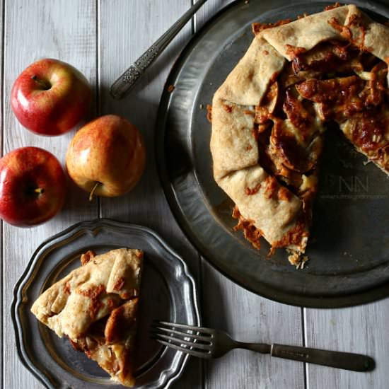 Apple Cheddar Galette