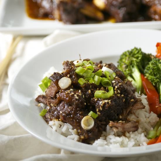 Braised Korean Beef Short Ribs