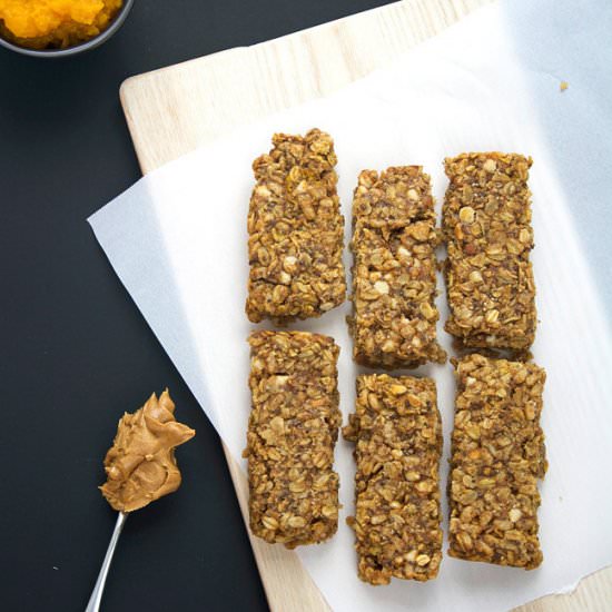 Vanilla Pumpkin Pie Granola Bars