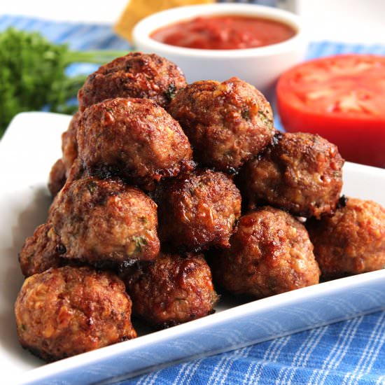The Best Meatballs and Marinara