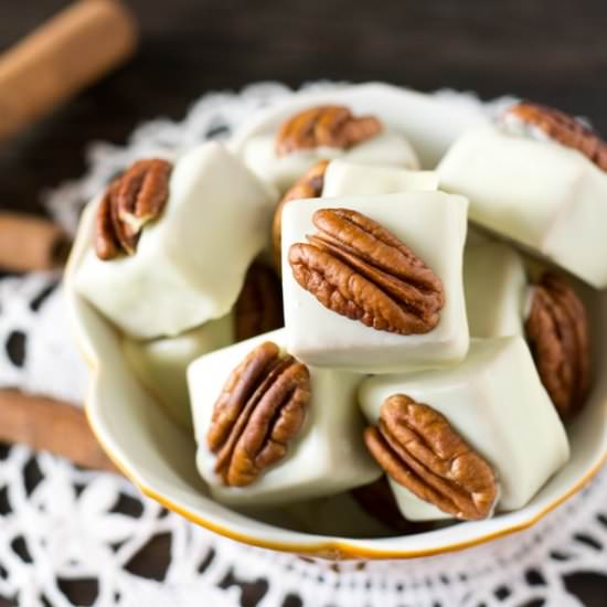 White Chocolate Spice Cake Candies