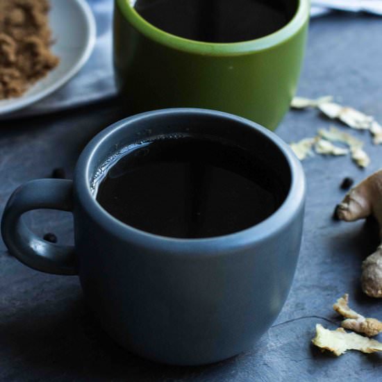 Ginger and Black Peppercorn Tea