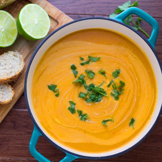 Thai Lentil Sweet Potato Soup
