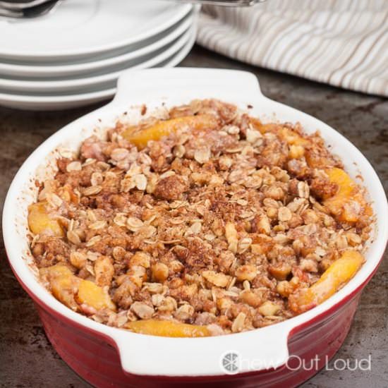 Fresh Peach Crisp