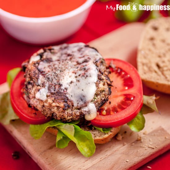 Red Kidney Bean Vegetarian Burgers