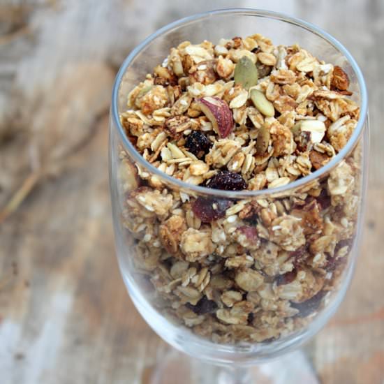 Maple Peanut Butter Granola