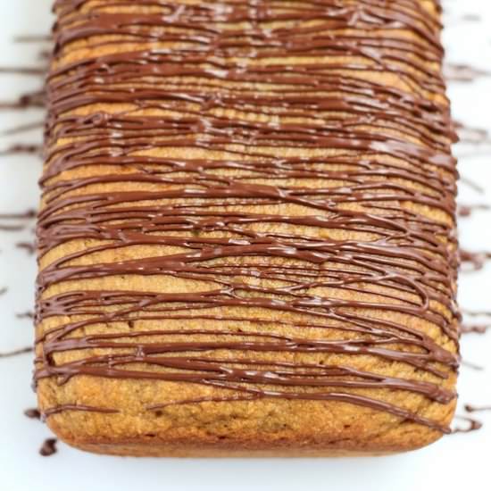 Chocolate-Drizzled Coffee Loaf Cake