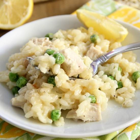 Chicken and Lemon Parmesan Risotto