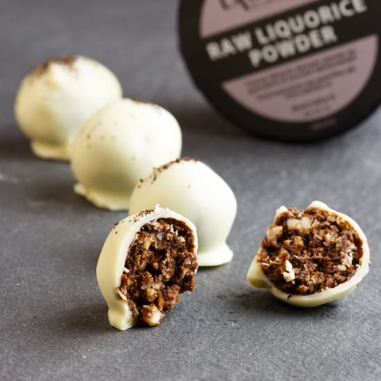 Oat “Truffles” with Liquorice