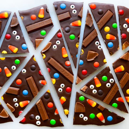 Halloween Candy Bark