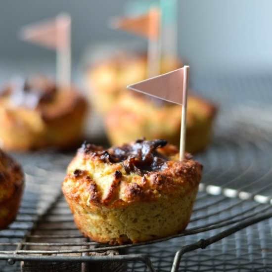 Grain Free Banana & Almond Muffins