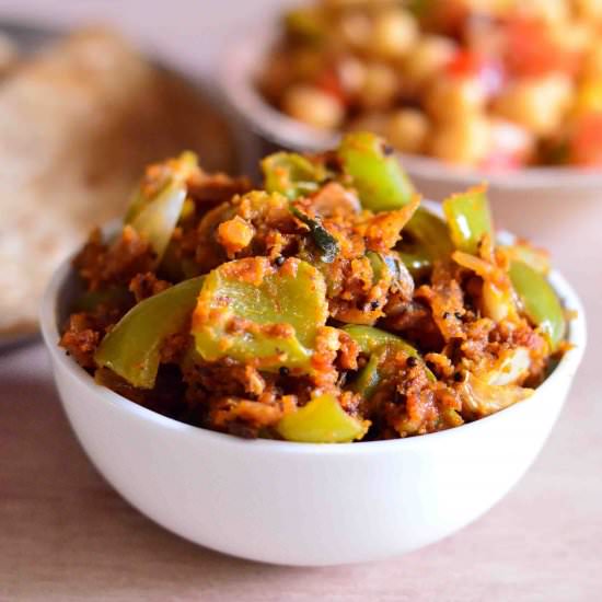 Capsicum Gram Flour Curry